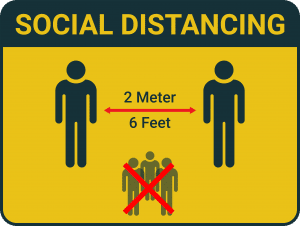 Social Distancing Sign