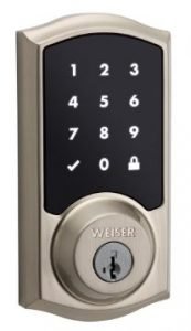 WEISER SmartCode 10 Electronic Lock in Satin Nickel