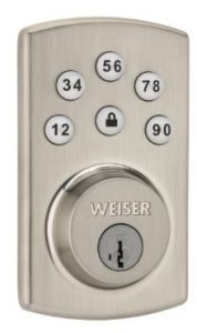 Weiser Powerbolt2 Electronic Lock in Satin Nickel Finish