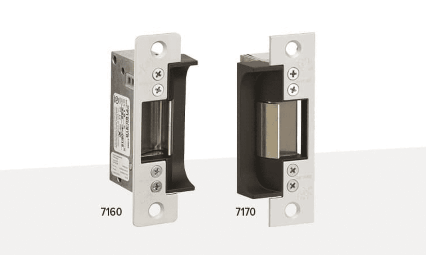 7160, 7170 Electric Strikes for Mortise or Cylindrical Locks