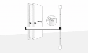 8100 Series (Life-Safety) | 3100 Series (Fire-Rated) Surface Vertical Rod Exit Devices