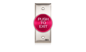 BEA Pneumatic Push Buttons Access Control Push Button With Mechanical Pneumatic Hold Time