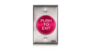 BEA Pneumatic Push Buttons Access Control Push Button With Mechanical Pneumatic Hold Time