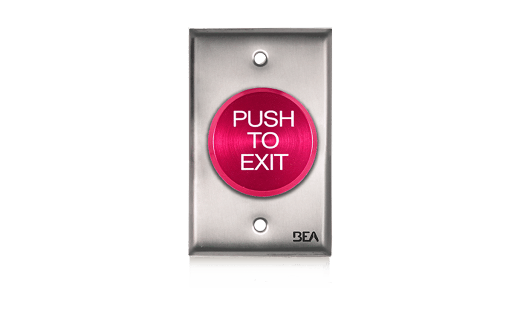 BEA Pneumatic Push Buttons Access Control Push Button With Mechanical Pneumatic Hold Time