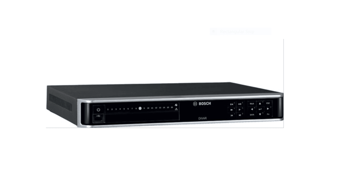 BOSCH Recorder 16ch IP/16ch AN 1x2TB DVD