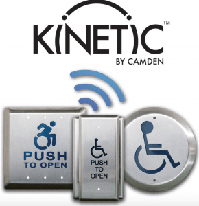 Camden Kinetic 900Mhz. No-Battery Wireless Door Control System