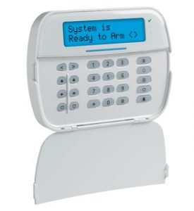 DSC Full Message LCD Hardwired Keypad With Built-in PowerG Transceiver