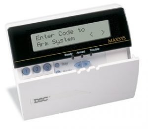 DSC MAXSYS Programmable-Message LCD Keypad