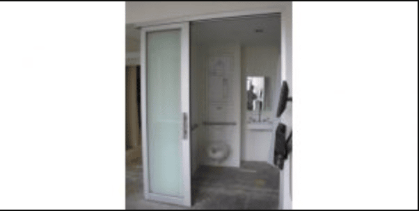 Horton Patient Room Toilet Sliding Doors