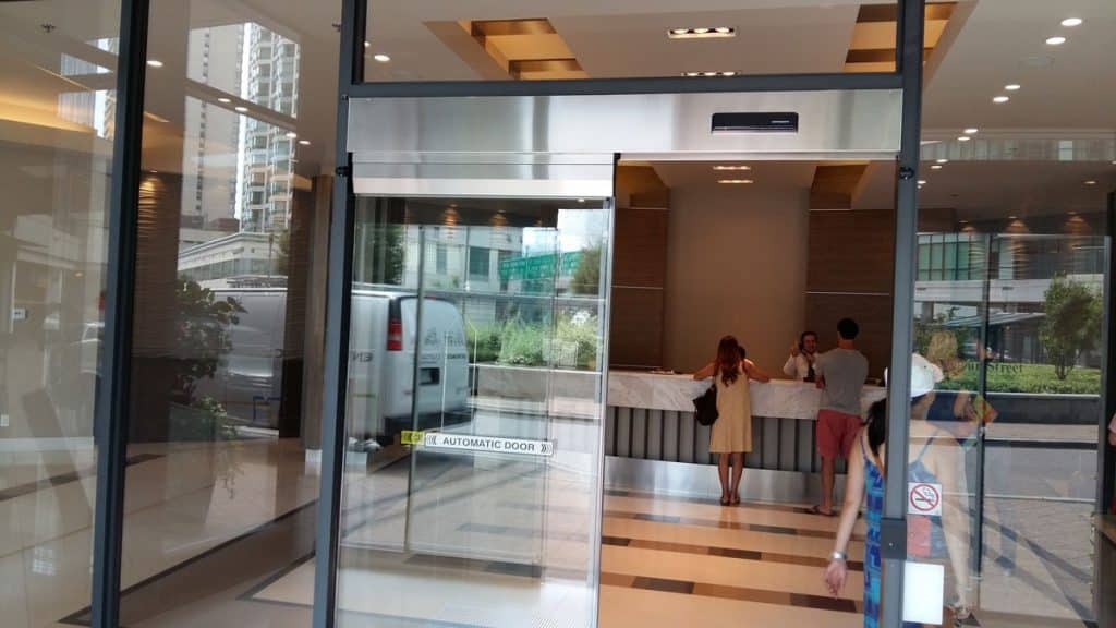 Sliding Door Installation and Repair in a commercial building