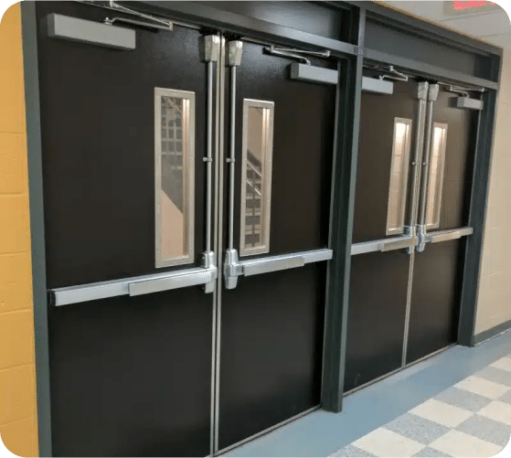 metal doors