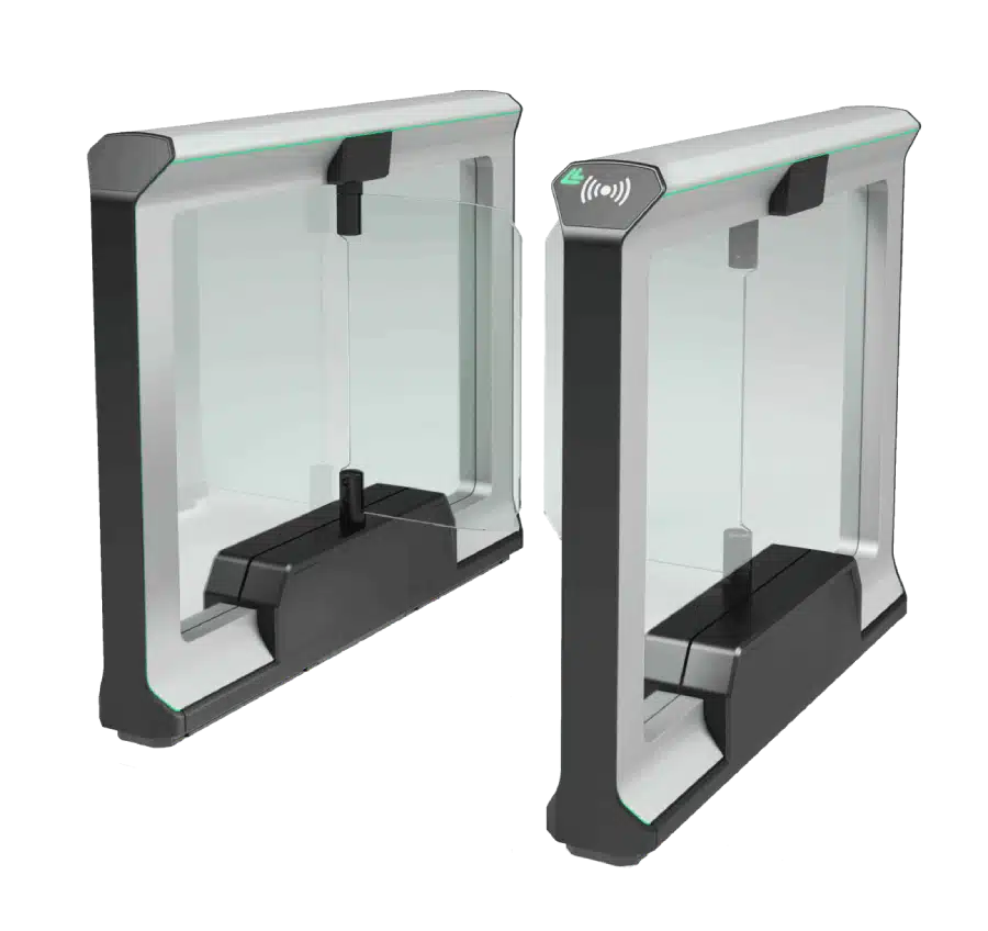 EZ Lane SL1000 Swing Glass Optical Turnstile