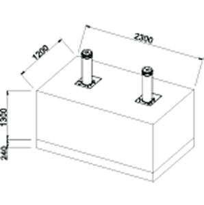 301 CAME TBD Hydraulic Rising Bollards