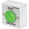 Seco-Larm Green Metal Mushroom Pushbutton Switch - Surface-Mount with Backbox