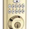 WEISER SmartCode 10 In Brass Finish