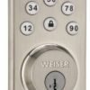 Weiser Powerbolt2 Electronic Lock in Satin Nickel Finish