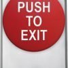 Camden CM-5000 Series 2-3/8" Pushbutton, Aluminum Faceplate