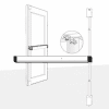 8200 Series (Life-Safety) Narrow Stile Surface Vertical Rod Exit Device