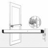 8400 Series (Life-Safety) Narrow Stile Mortise Exit Device