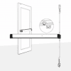 8600 Series (Life-Safety) Narrow Stile Concealed Vertical Rod Exit Device