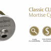Classic CLIQ Rim & Mortise Electronic Cylinders