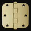 Door Hardware | 3.5" Round Hinge 5/8" Radius