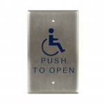 Rectangle Push Plate Switch