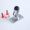 GSH 272H Floor Stop Solid Brass with Hold Open
