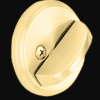 One Sided Deadbolt with Exterior Plate