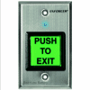 Seco-Larm RF Wireless Request-to-Exit Plate, Single-Gang, Green 2" Square Button