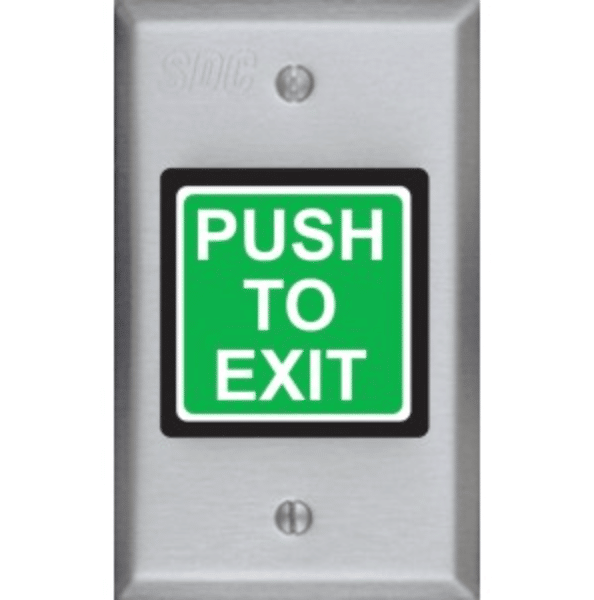 THOMAS Exit Button-1Gang Spdt
