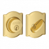 Single Cylinder Deadbolt with Camelot trim