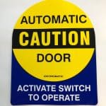 automatic door stickers