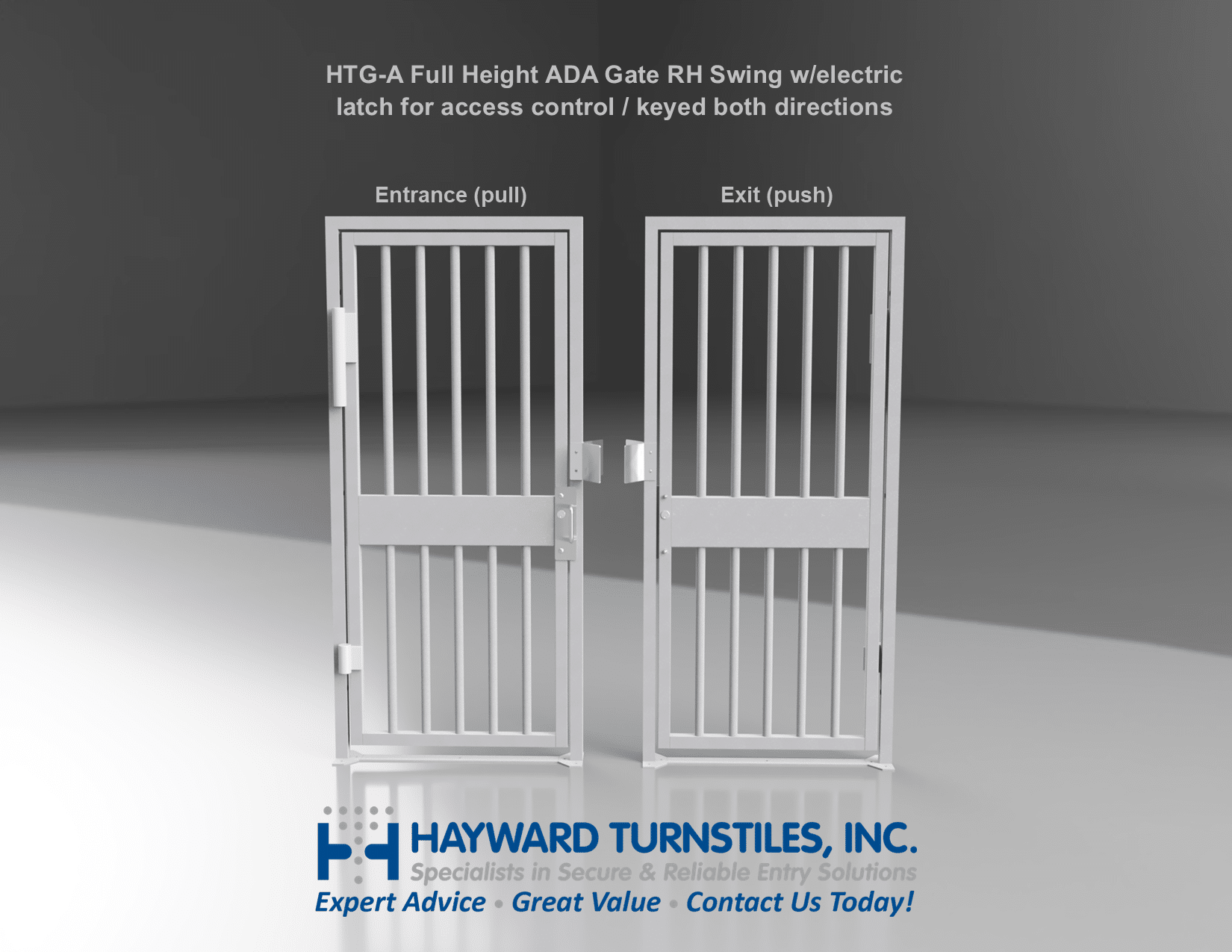 HTG-A Full Height ADA Access Gate